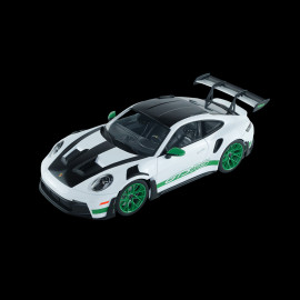 Porsche 911 GT3 RS Typ 992 2024 Weissach Package Weiß / Grüne Streifen 1/18 Solido S1812107