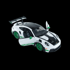 Porsche 911 GT3 RS Typ 992 2024 Weissach Package Weiß / Grüne Streifen 1/18 Solido S1812107