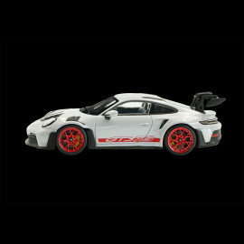 Porsche 911 GT3 RS Type 992 2023 Ice Grey Metallic / Pyro Red 1/43 Solido S4314802