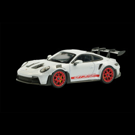 Porsche 911 GT3 RS Type 992 2023 Ice Grey Metallic / Pyro Red 1/43 Solido S4314802