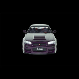 Nissan Skyline GT-R R34 Z-Tune 1999 Midnight Purple 1/18 Solido S1804311