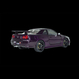 Nissan Skyline GT-R R34 Z-Tune 1999 Midnight Purple 1/18 Solido S1804311