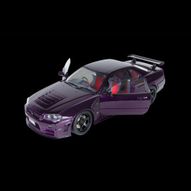 Nissan Skyline GT-R R34 Z-Tune 1999 Midnight Purple 1/18 Solido S1804311