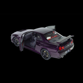 Nissan Skyline GT-R R34 Z-Tune 1999 Midnight Purple 1/18 Solido S1804311