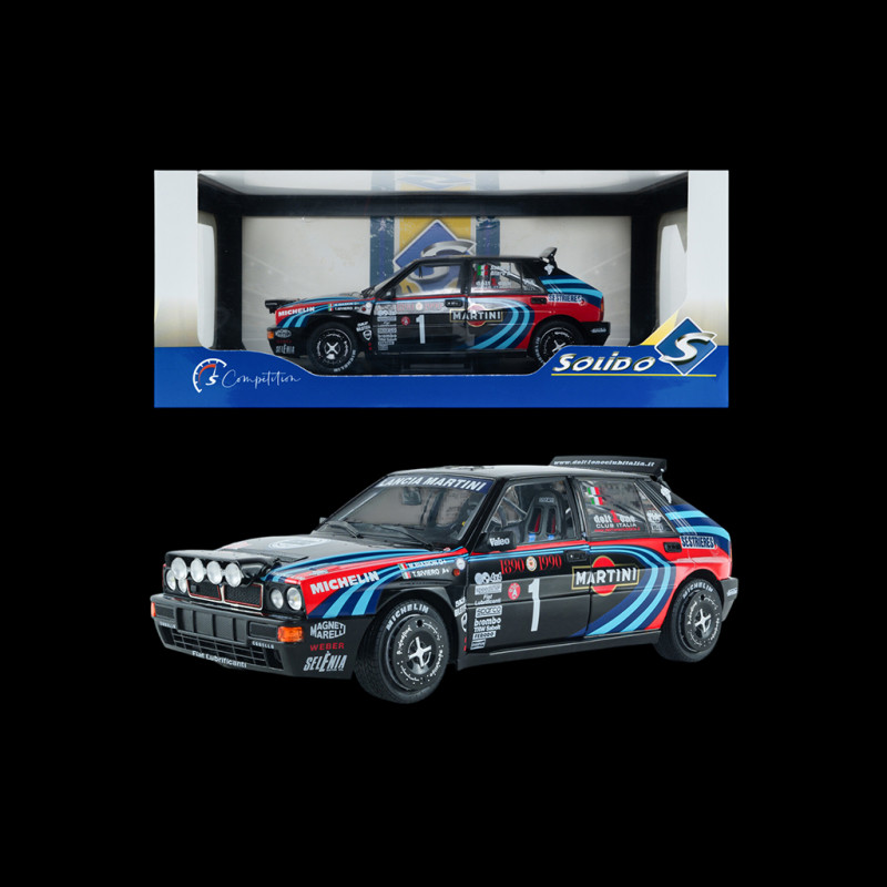Lancia Delta HF Integrale n° 1 Rallye Monte Carlo 1990 1/18 Solido S1807809