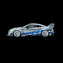 Nissan GT-R R35 Liberty Walk Silhouette 2020 Silber / Blau 1/43 Solido S4311211