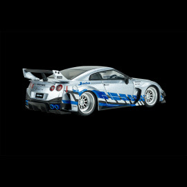 Nissan GT-R R35 Liberty Walk Silhouette 2020 Silber / Blau 1/43 Solido S4311211