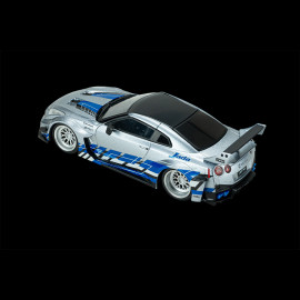 Nissan GT-R R35 Liberty Walk Silhouette 2020 Silver / Blue 1/43 Solido S4311211