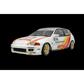 Honda Civic EG6 Mugen Racing 1992 Weiß / Rote Streifen 1/18 Solido S1810404