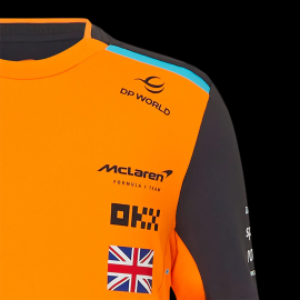 McLaren T-Shirt F1 Team Lando Norris Papaya Orange / Phantom TJ5320 - Kinder