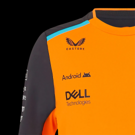 McLaren T-Shirt F1 Team Lando Norris Papaya Orange / Phantom TJ5320 - Kids