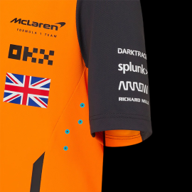 McLaren T-Shirt F1 Team Lando Norris Papaya Orange / Phantom TJ5320 - Kinder