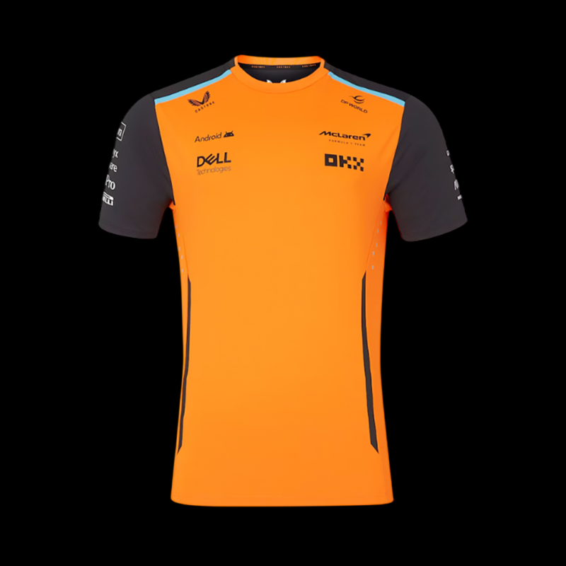 McLaren T-Shirt F1 Team Norris Piastri Papaya Orange / Phantom TJ5280 - Kids