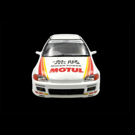 Honda Civic EG6 Mugen Racing 1992 White / Red Stripes 1/18 Solido S1810404