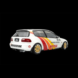 Honda Civic EG6 Mugen Racing 1992 White / Red Stripes 1/18 Solido S1810404