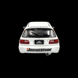Honda Civic EG6 Mugen Racing 1992 White / Red Stripes 1/18 Solido S1810404