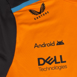 McLaren T-Shirt F1 Team Norris Piastri Papaya Orange / Phantom TJ5280 - Kids