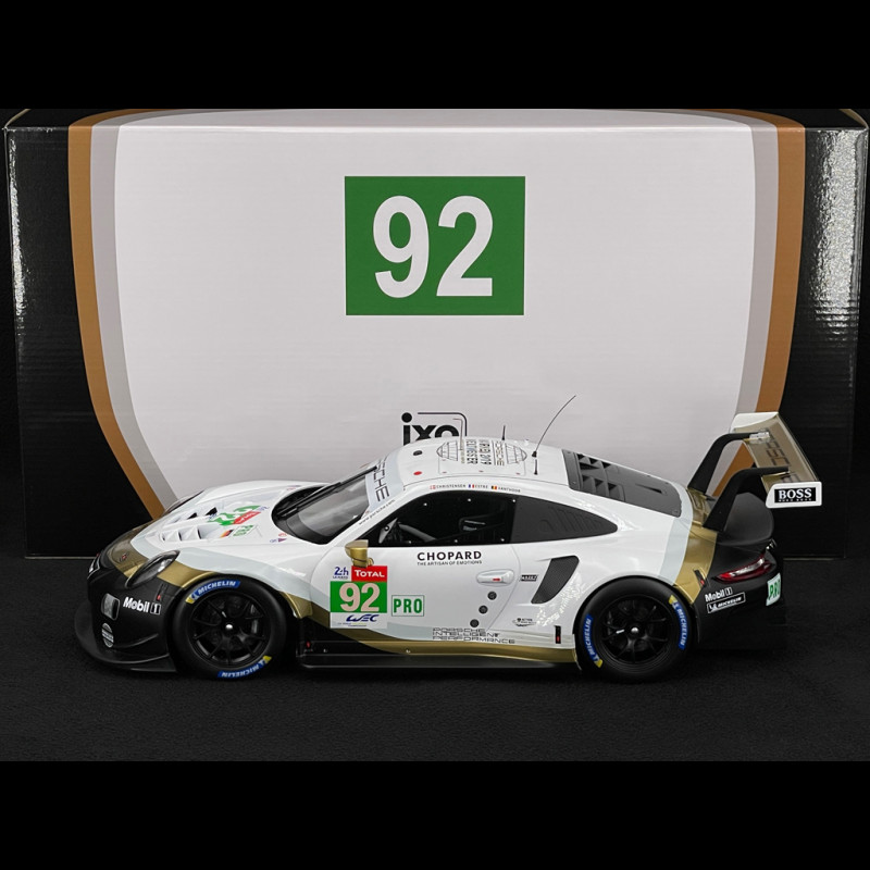Porsche 911 RSR Typ 991 n° 92 24h Le Mans 2019 1/12 Ixo LEGT12024