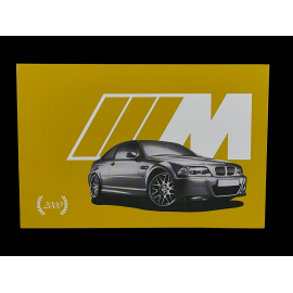 BMW shoes M3 Speedcat + Keyring + Collector's Box Puma Leather / Carbon-effect Yellow 309309-02 - unisex