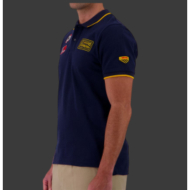 Steve McQueen Polo Shirt Le Mans 1971 Navy Blue SQ261POM03-100 - Men