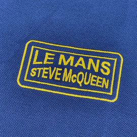 Steve McQueen Poloshirt Le Mans 1971 Marineblau SQ261POM03-100 - Herren