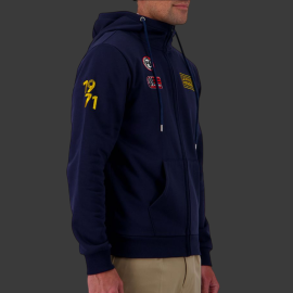 Steve McQueen Zip-Up Hoodie Le Mans 1971 Navy Blue SQ261SSM03-100 - Men