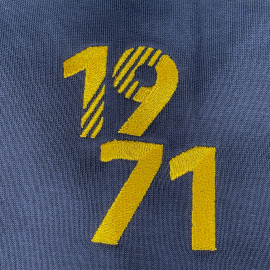 Steve McQueen Kapuzenpullover mit Reißverschluss Le Mans 1971 Marineblau SQ261SSM03-100 - Herren