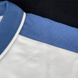 Steve McQueen Poloshirt Le Mans 1971 Weiß / Blau SQ261POM02-002 - Herren