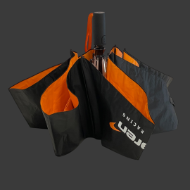 McLaren Regenschirm F1 Team Norris / Piastri 2026 Schwarz / Papaya Orange 701241316-001