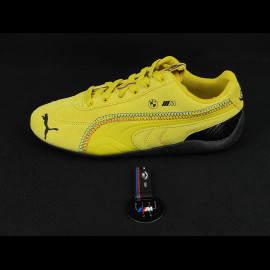 BMW shoes M3 Speedcat + Keyring + Collector's Box Puma Leather / Carbon-effect Phoenix Yellow 309309-02 - unisex
