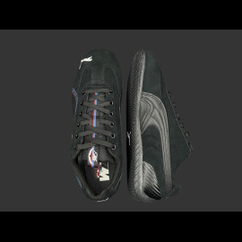 BMW Schuhe M3 Speedcat + Schlüsselanhänger + Sammlerbox Puma Leder / Carbon-Optik Schwarz 309309-01 - unisex