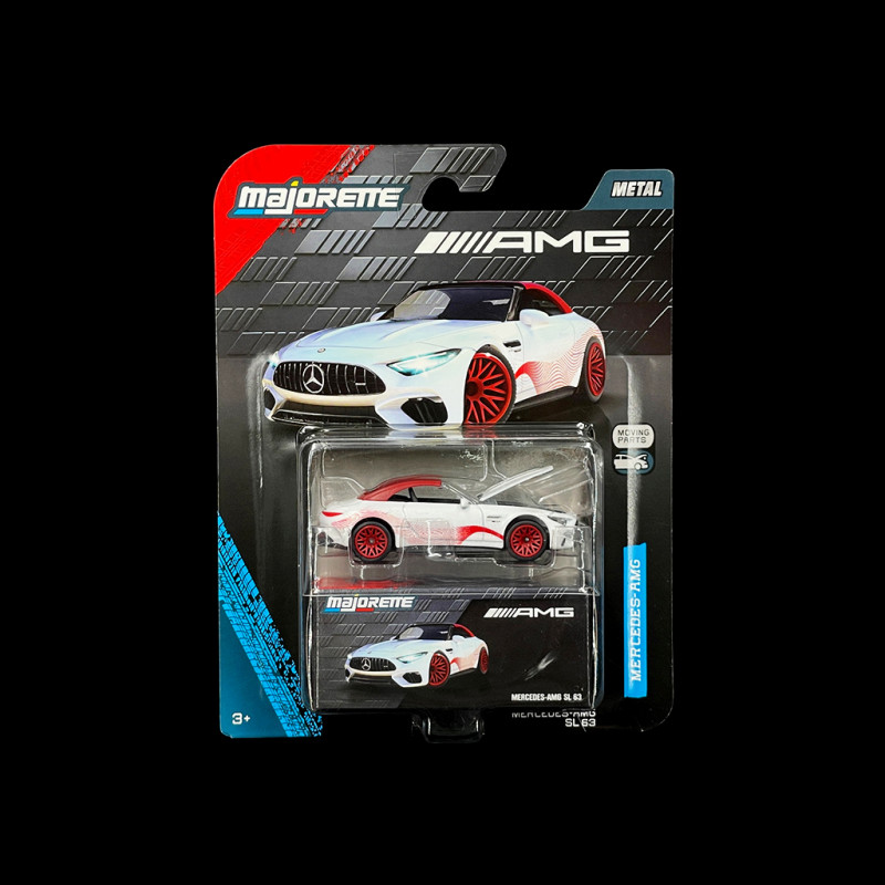 Mercedes-AMG SL63 White / Red 1/64 Majorette 8502101000