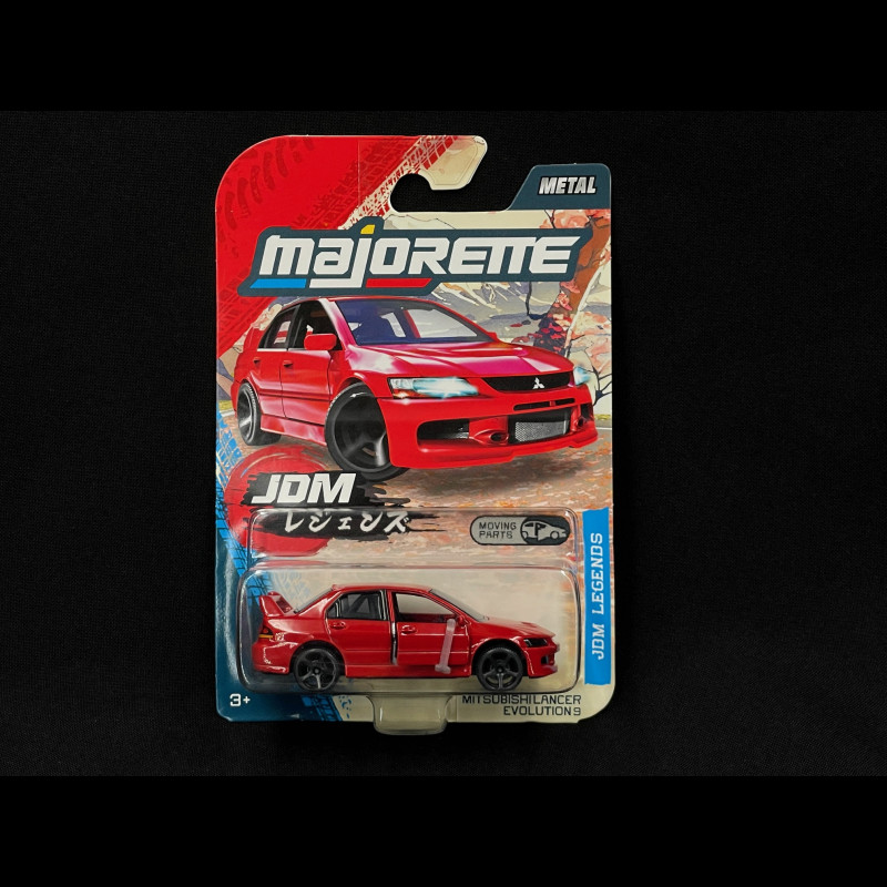 Mitsubishi Lancer Evolution 9 JDM Legends Rot 1/64 Majorette 8502100000