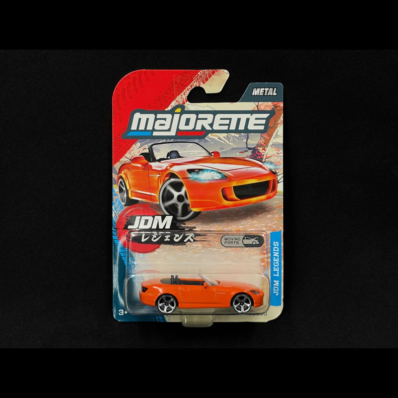 Honda S2000 JDM Legends Orange 1/64 Majorette 8502100000