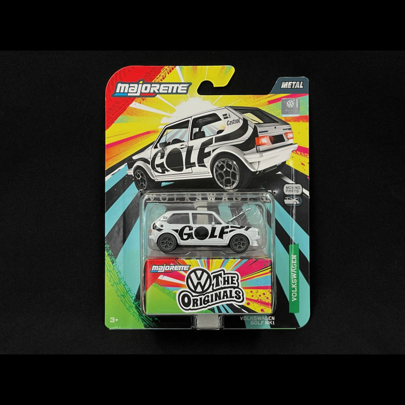 Volkswagen Golf MK1 The Originals White / Black 1/59 Majorette 8504101000
