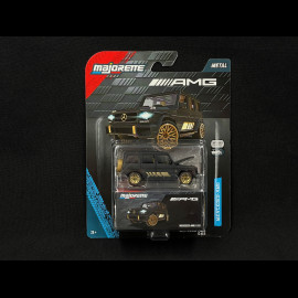 Mercedes-AMG G63 Mattschwarz / Gold 1/64 Majorette 8502101000