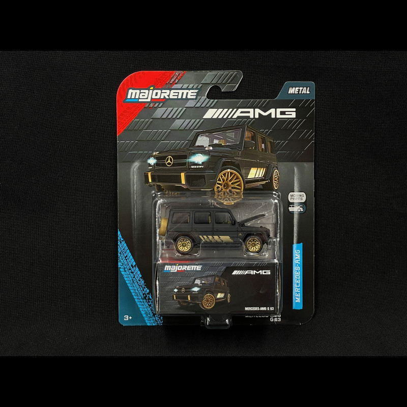 Mercedes-AMG G63 Mattschwarz / Gold 1/64 Majorette 8502101000
