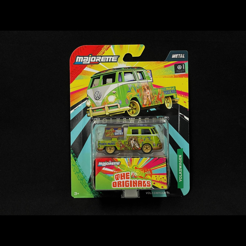 Volkswagen Combi Transporter T1 Bus The Originals Grün 1/59 Majorette 8504101000
