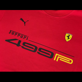 Ferrari T-Shirt 499P Hypercar Puma Rot 637928-02 - unisex