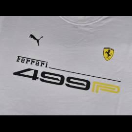 Ferrari T-Shirt 499P Hypercar Puma Weiß 637928-04 - unisex
