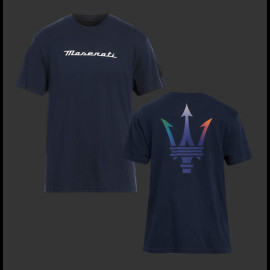 Maserati T-Shirt North Sails Trident Logo Marineblau - Unisex