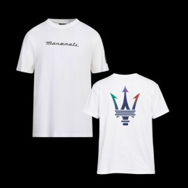 Maserati T-Shirt North Sails Trident Logo Weiß - Unisex
