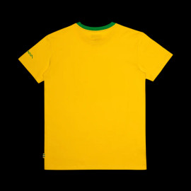 Ayrton Senna T-shirt F1 Brazilian Winner Yellow / Green ASLE01016-YLW - unisex
