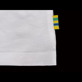 Ayrton Senna T-Shirt F1 n° 12 Weiß ASLE01015-WHT - unisex