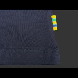 Ayrton Senna T-shirt F1 n° 12 Navy Blue ASLE01015-NVY - unisex