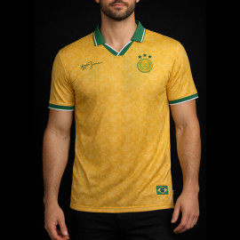 Ayrton Senna T-Shirt F1 1994 Gelb ASLE06001-YLW - unisex