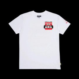 Ayrton Senna T-shirt F1 World Champion White ASRC01004-WHT - unisex