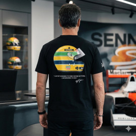 Tag Heuer x Ayrton Senna T-Shirt F1 Schwarz ASTH01005-BLK - unisex