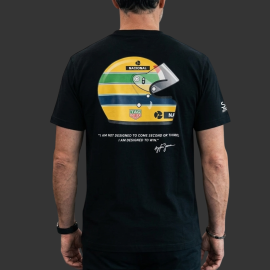 Tag Heuer x Ayrton Senna T-Shirt F1 Schwarz ASTH01005-BLK - unisex