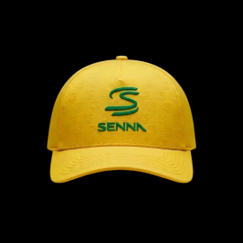 Ayrton Senna Cap F1 Gelb ASLE10901-YLW - unisex
